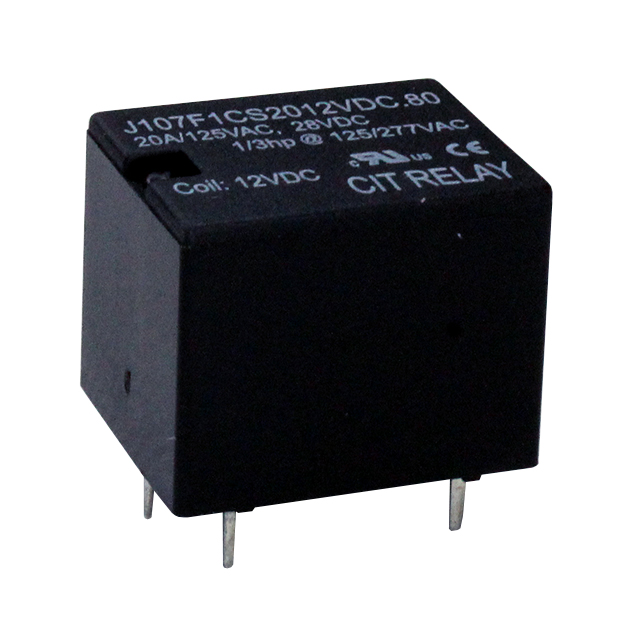 J107F1CS2012VDC.80 CIT Relay and Switch  Relè di potenza oltre 2 Ampere